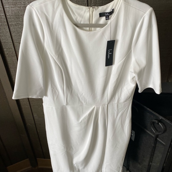 Lulus Westwood White Sheath Dress Wedding Bachelorette - Picture 5 of 10